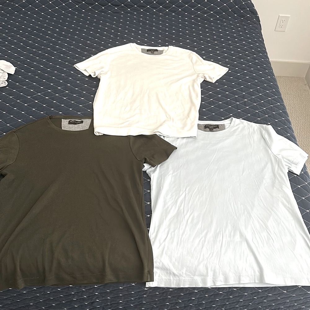 Banana Republic Dress Crew Premium Tees - M (bundle of 3)